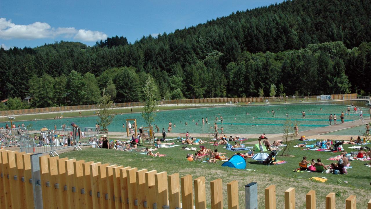 photo piscine biologique lac des sapins